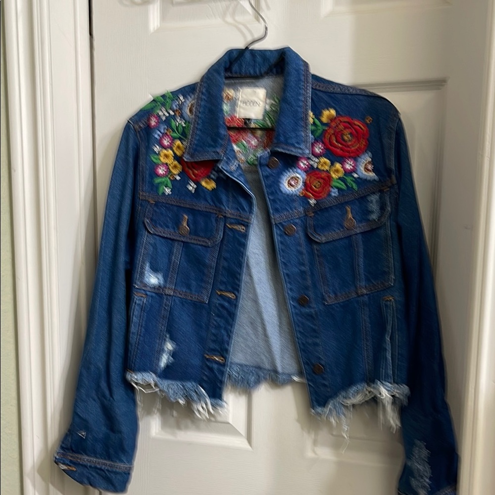 Embroidered Denim Jacket